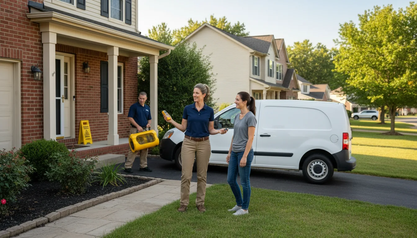 Residential water damage restoration in Ashland, MT
